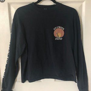 NEW Brandy Melville Navy blue St Croix Camila Top